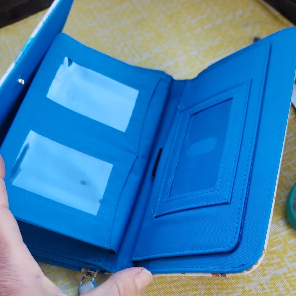 Source Unknown Canvas Wallet with Multicolor Beac… - image 5